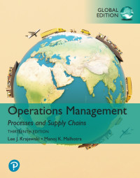 Operations Management PROCESSES AND SUPPLY CHAINS