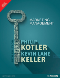 MARKETING MANAGEMENT